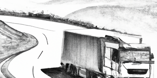 un-camion-sur-une-route-sinueuse-pencil-512×512-98211646.png