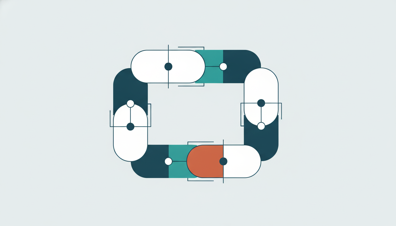 Illustration d'un système de management de la qualité structuré en processus